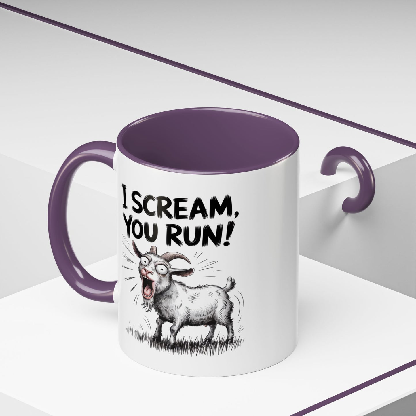 Humor Mug - I Scream, You Run