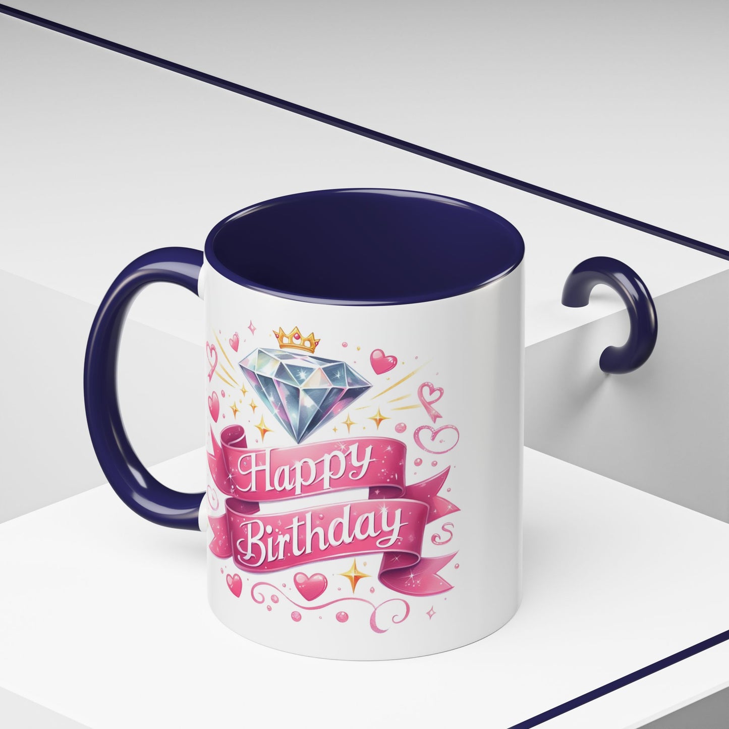 Birthday Mug - Diamond Crown