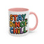 Humor mug - Stay Dino Chill