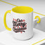 Christmas Mug - Merry Christmas Black Red & White Baseball Text