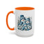 Christmas Mug - Blue Snowman Family