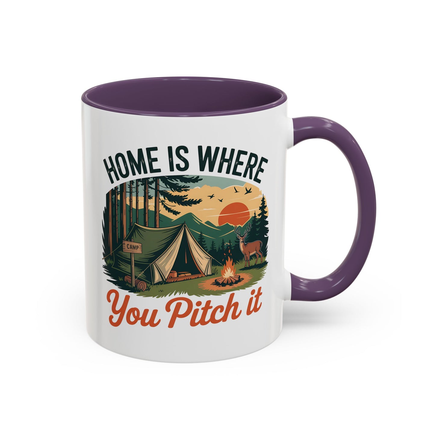 Adventure Mug - Home Is Where You Pitch It