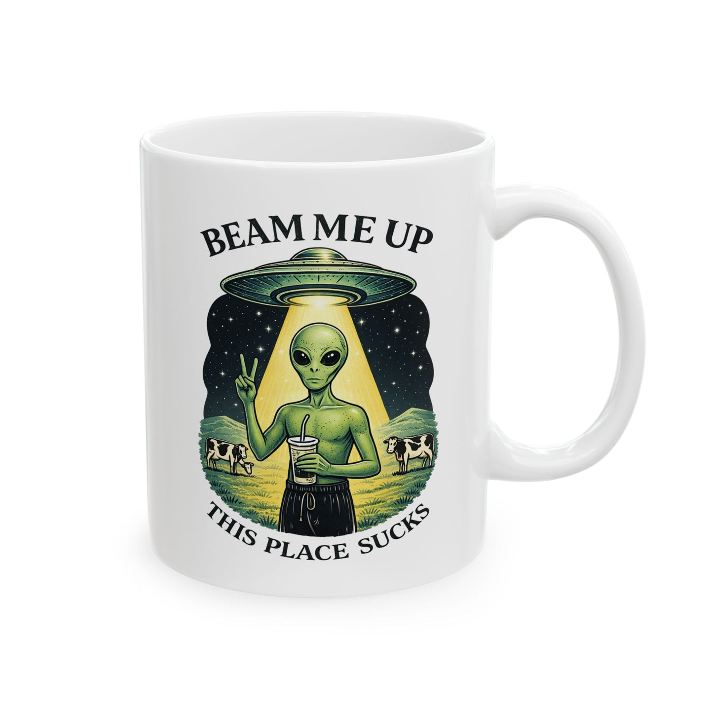 Alien Mug - Beam Me Up