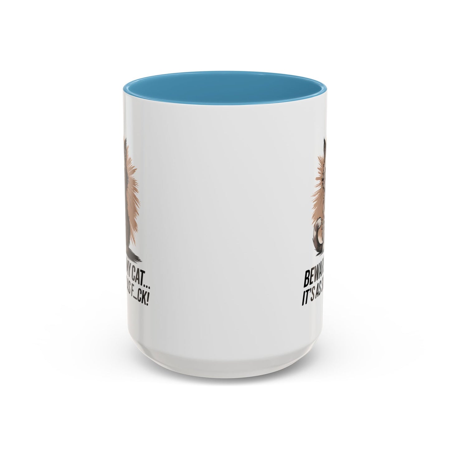 Humor Mug - Beware of My Cat