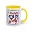 4th of July Mug - Happy Fourth of July Frames