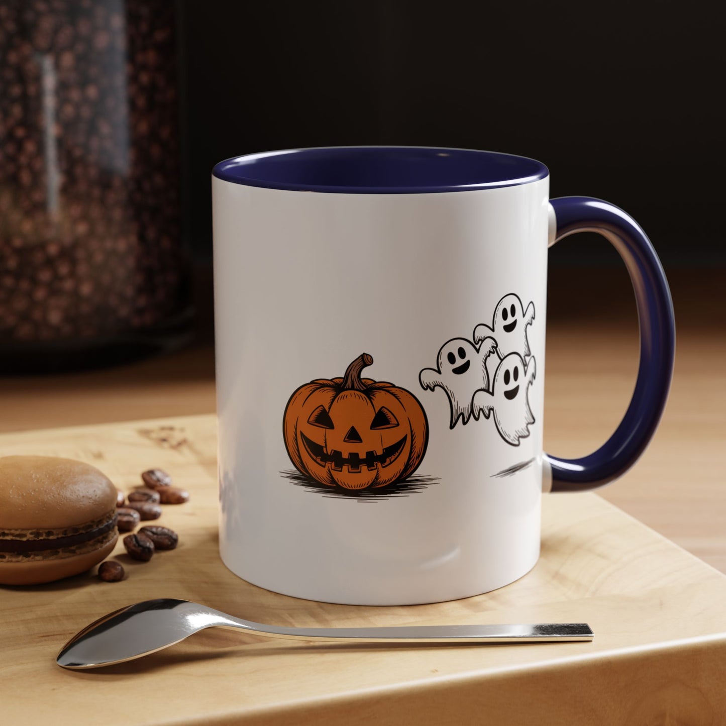 Halloween Mug - Pumpkin & Ghosts