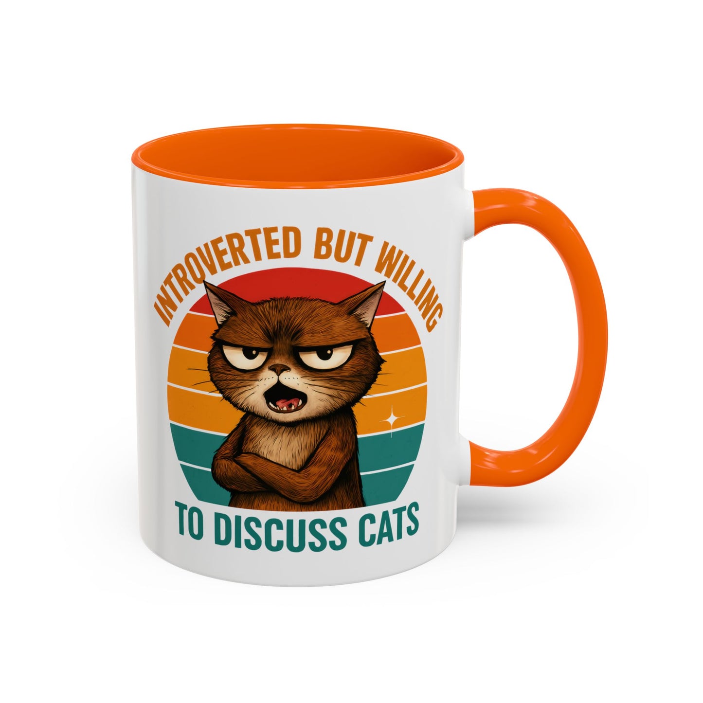 Animal Mug - Introverted But Willing To Discuss Cats