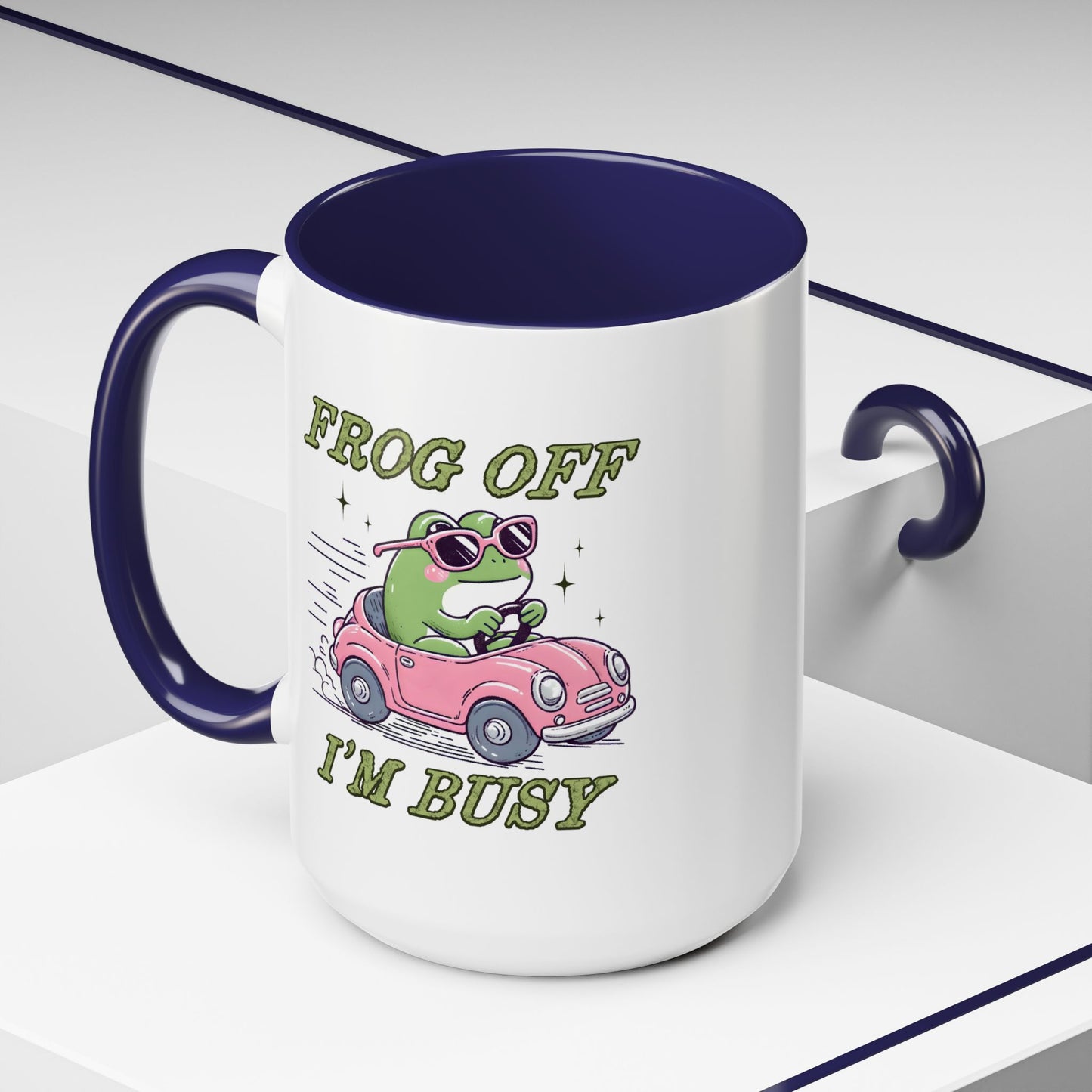 Humor Mug - Frog Off I'm Busy