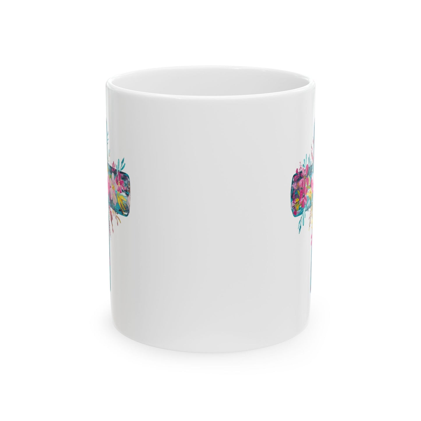Easter Mug - Floral Cross