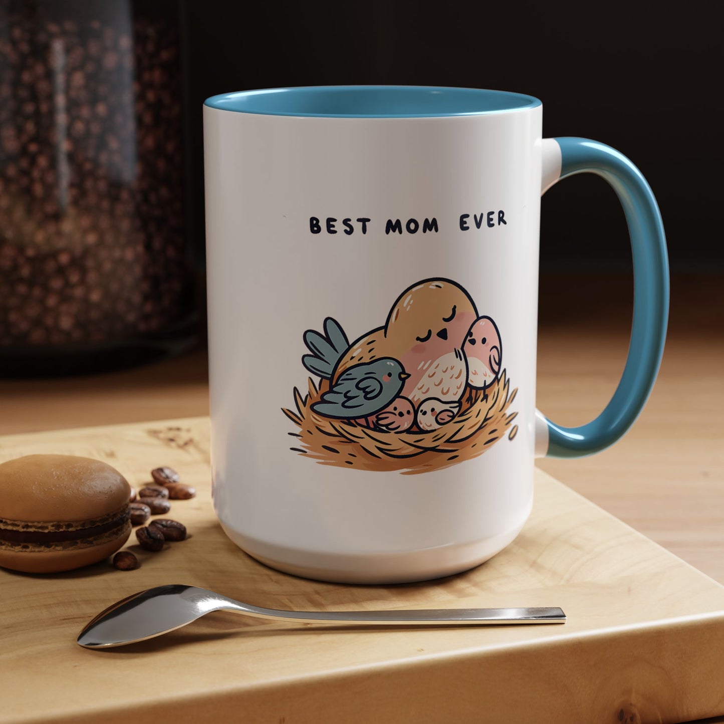 Mother's Day Mug - Best Mom Ever Birds