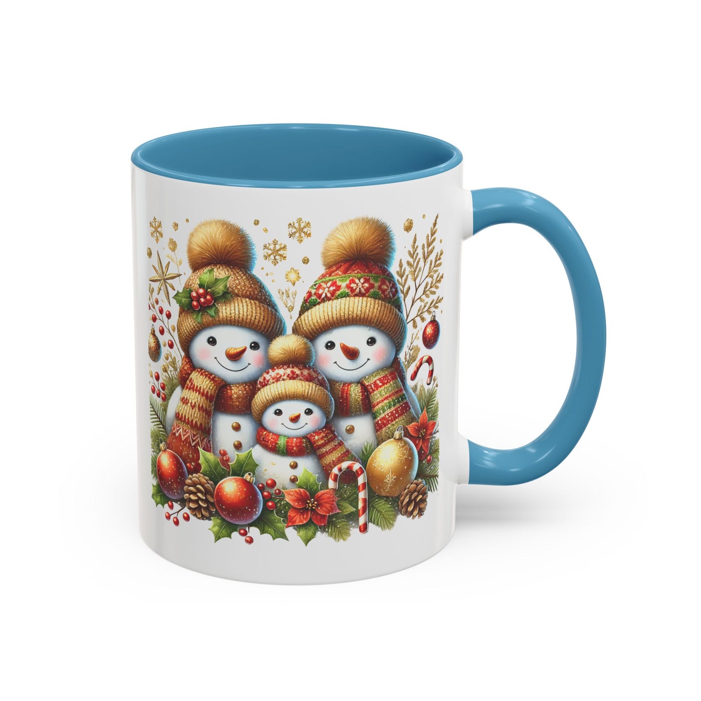 Christmas Mug - Gingerbread Snowman Family 3