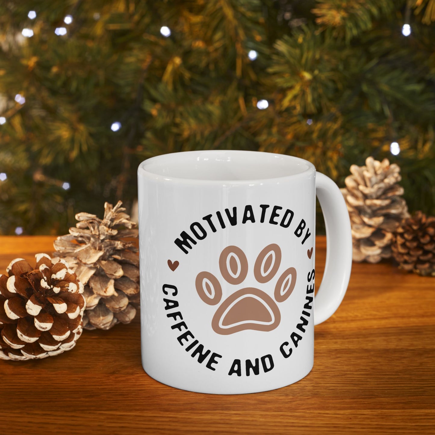 Animal Mug - Motivated By Caffeine and Canines
