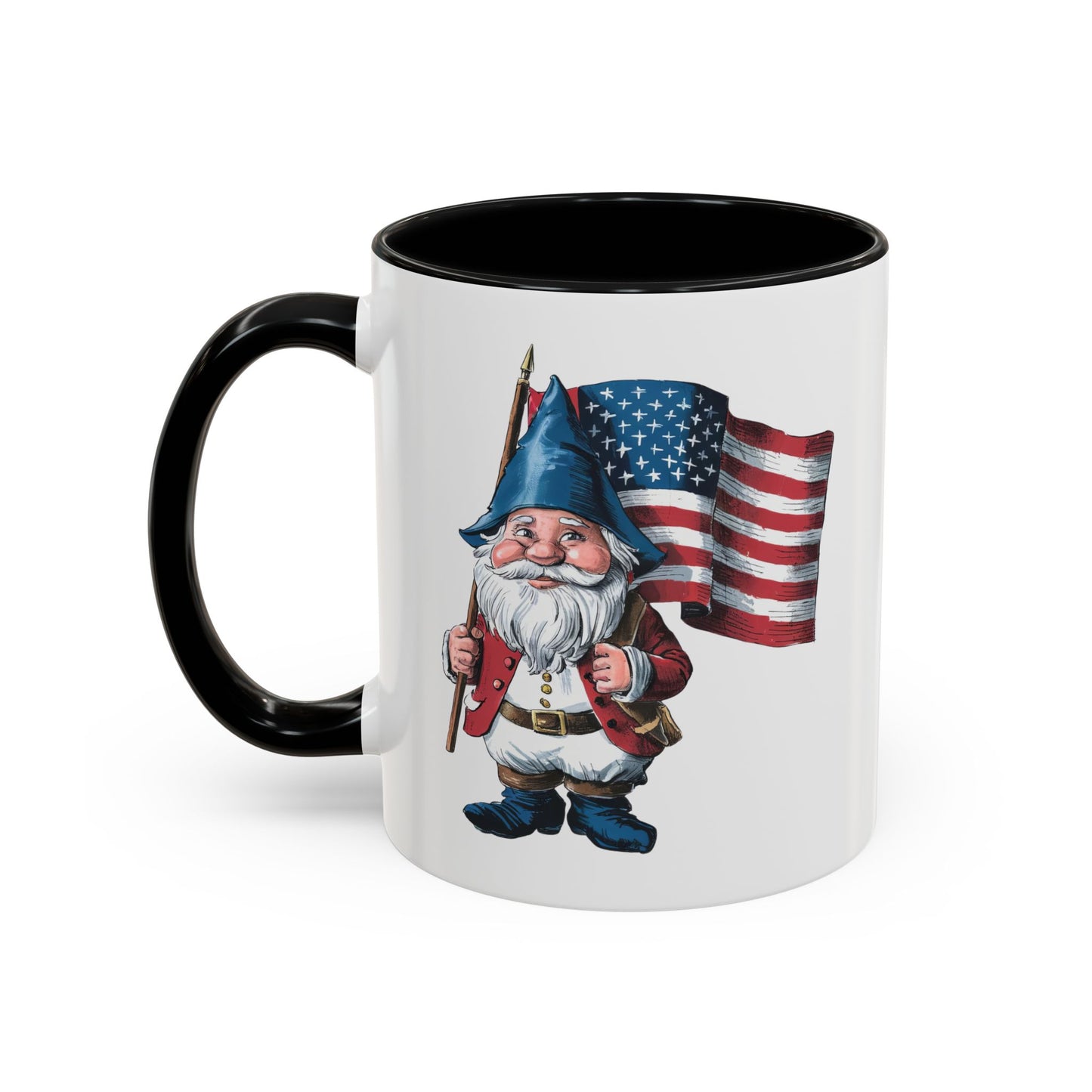 4th of July Mug - American Gnome 4