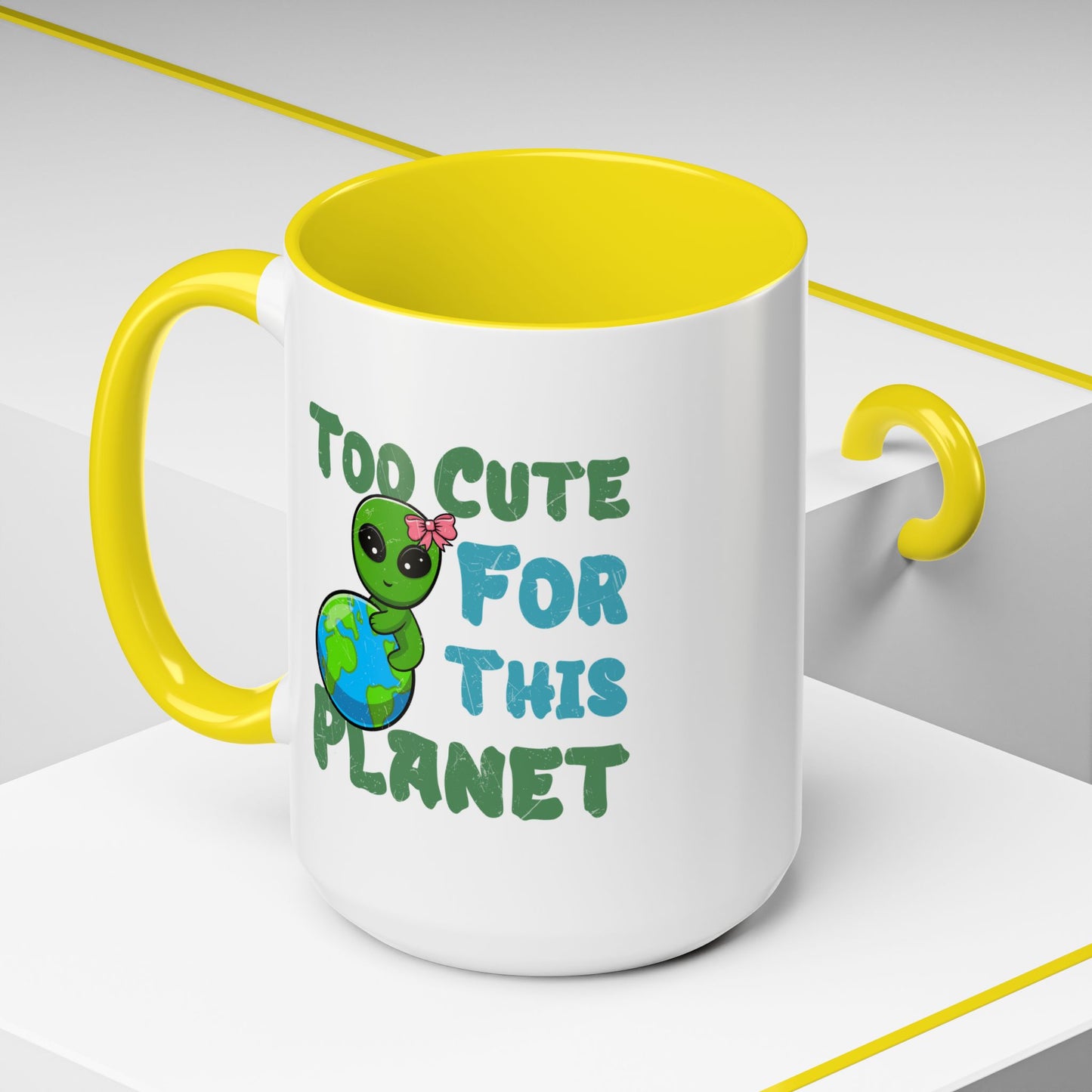 Alien Mug - Too Cute For This Planet