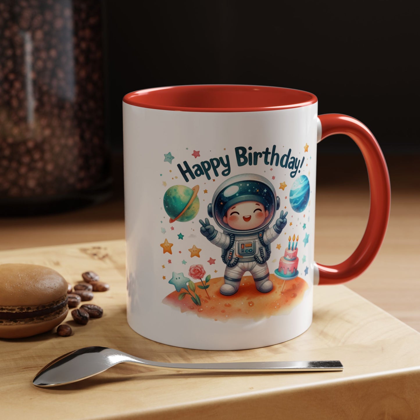 Birthday Mug - Happy Birthday Astronaut