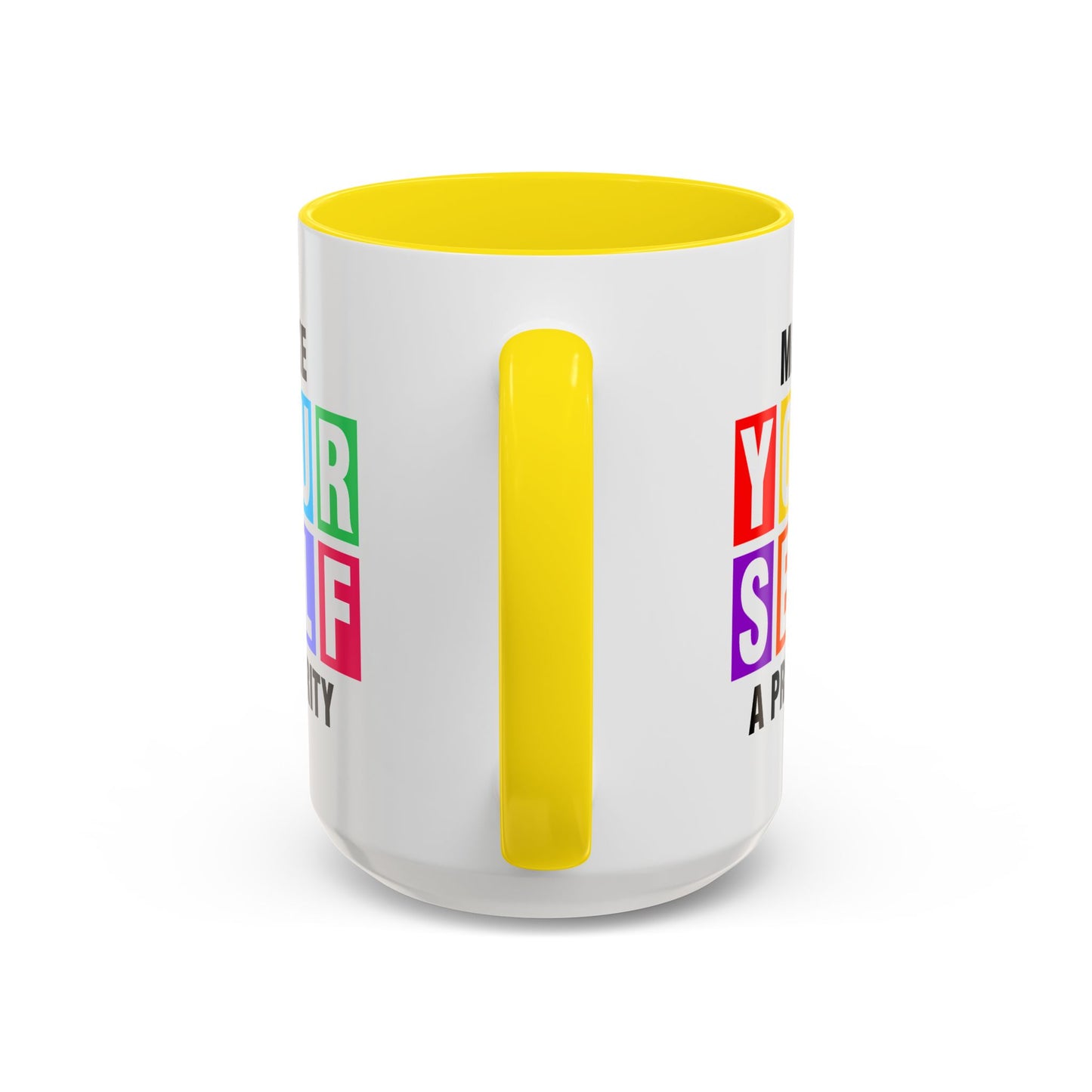 Wellness Mug - Make Yourself a Priority Colored Blocks