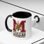 Christmas Mug - Merry Christmas White Green & Red College Text