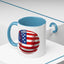 4th of July Mug - Baseball American Flag