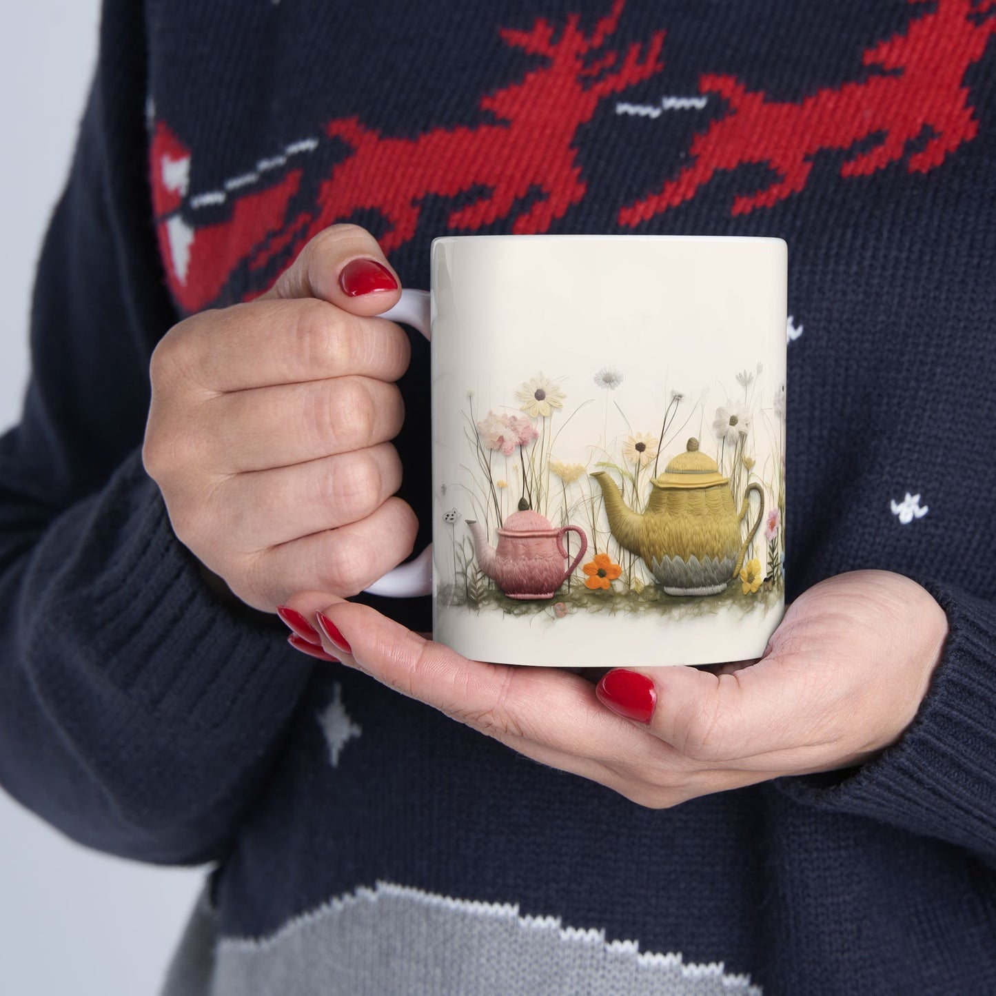 Artistic Mug - Felted Tea Pots