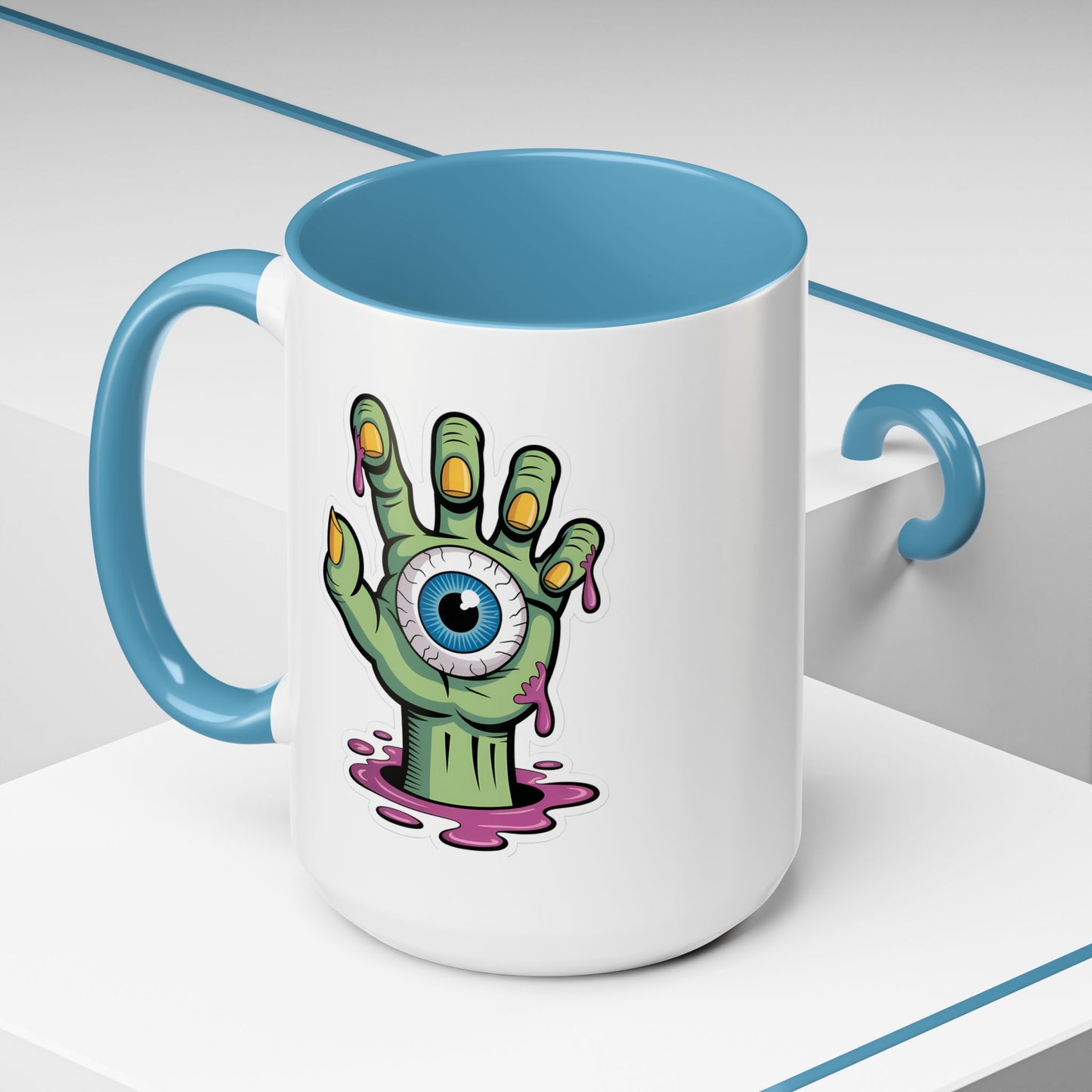 Halloween Mug - Eye Ball Hand