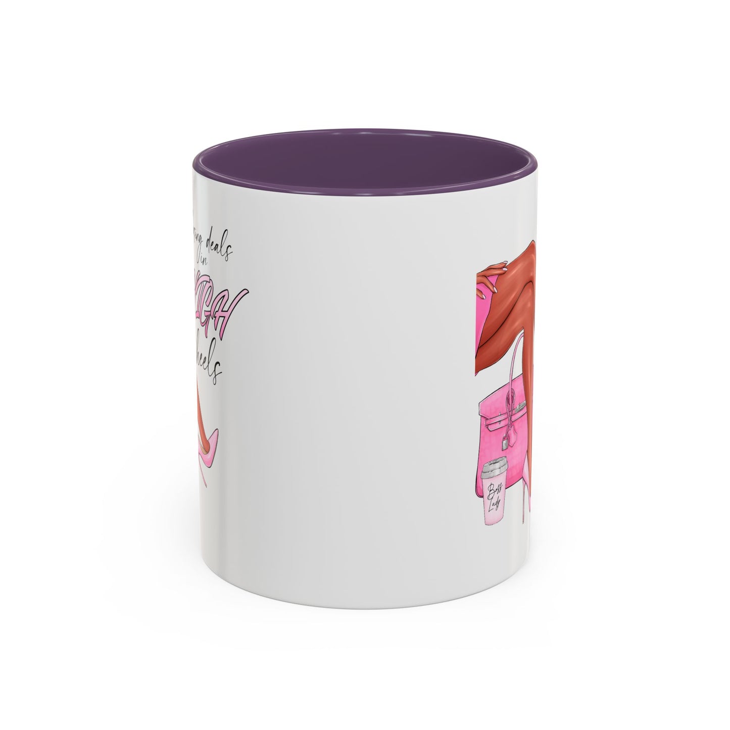 Humor Mug - Closing Deals in High Heels