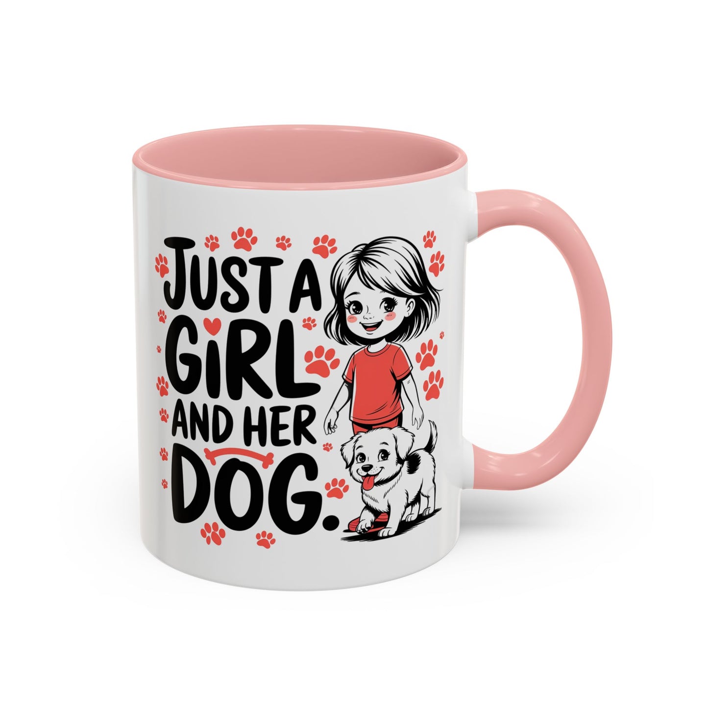 Animal Mug - Just a Girl and Her Dog
