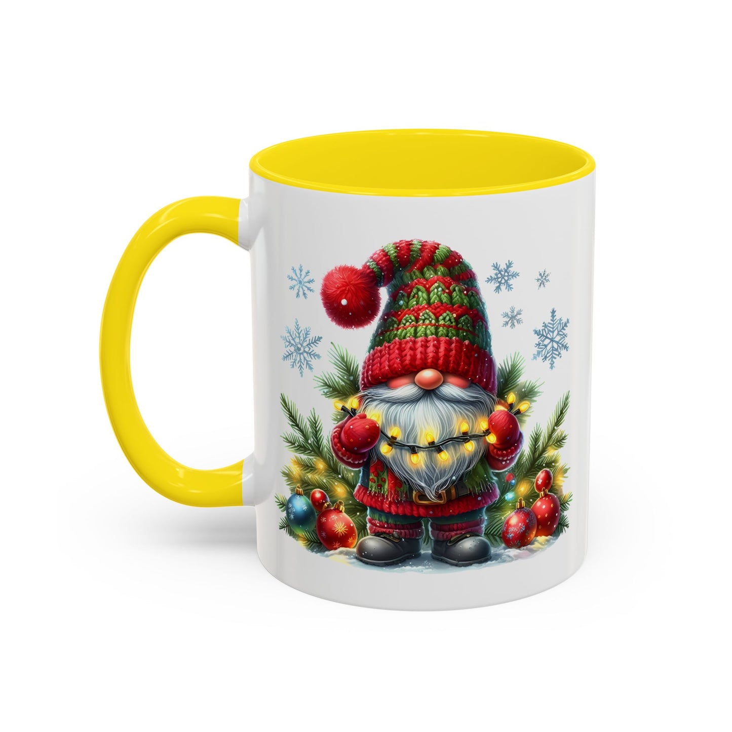 Christmas Mug - Gnome with Christmas Lights