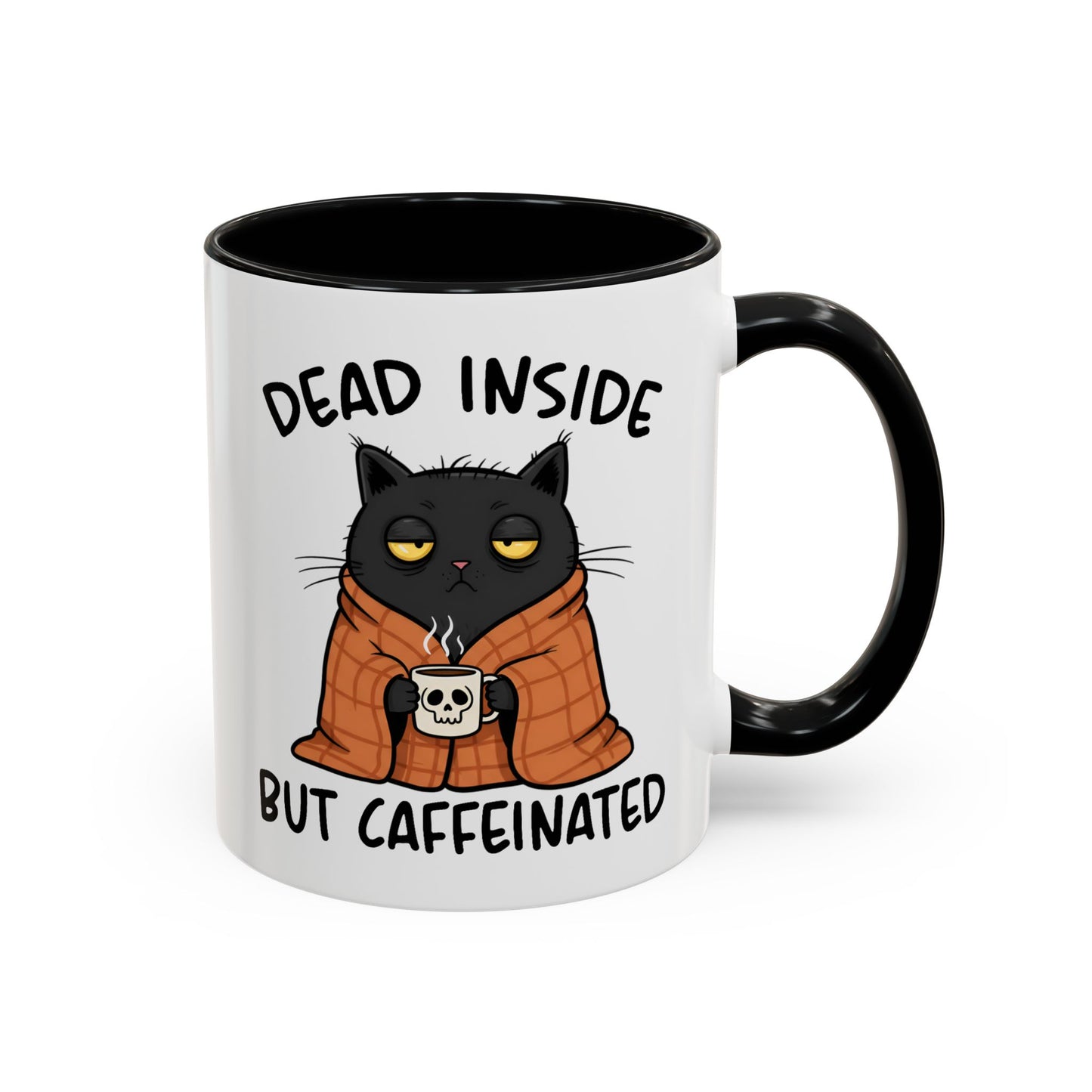 Animal Mug - Dead Inside But Caffeinated