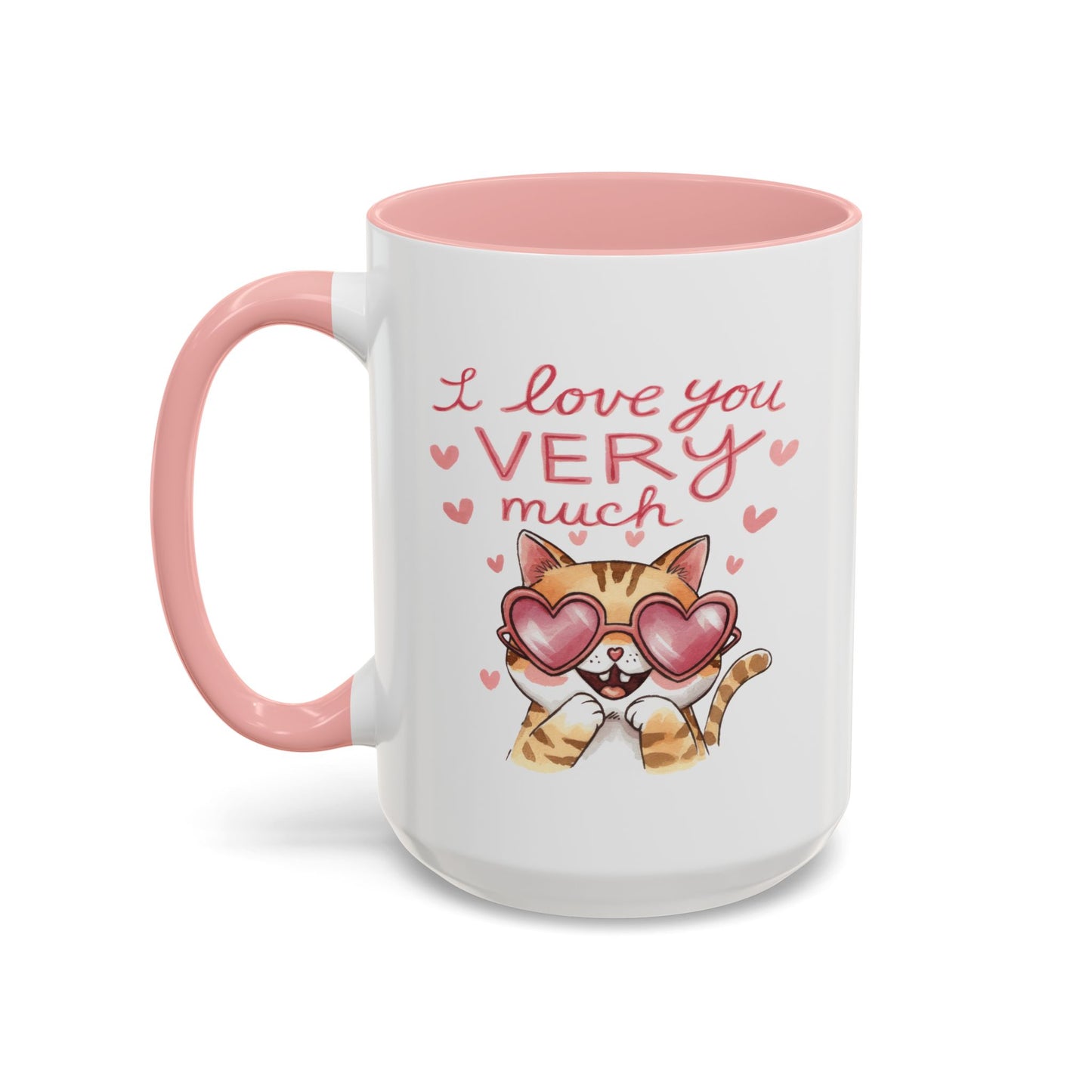 Anniversary Mug - I love You Very Much Cat
