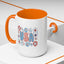 4th of July Mug - USA Preppy Floral