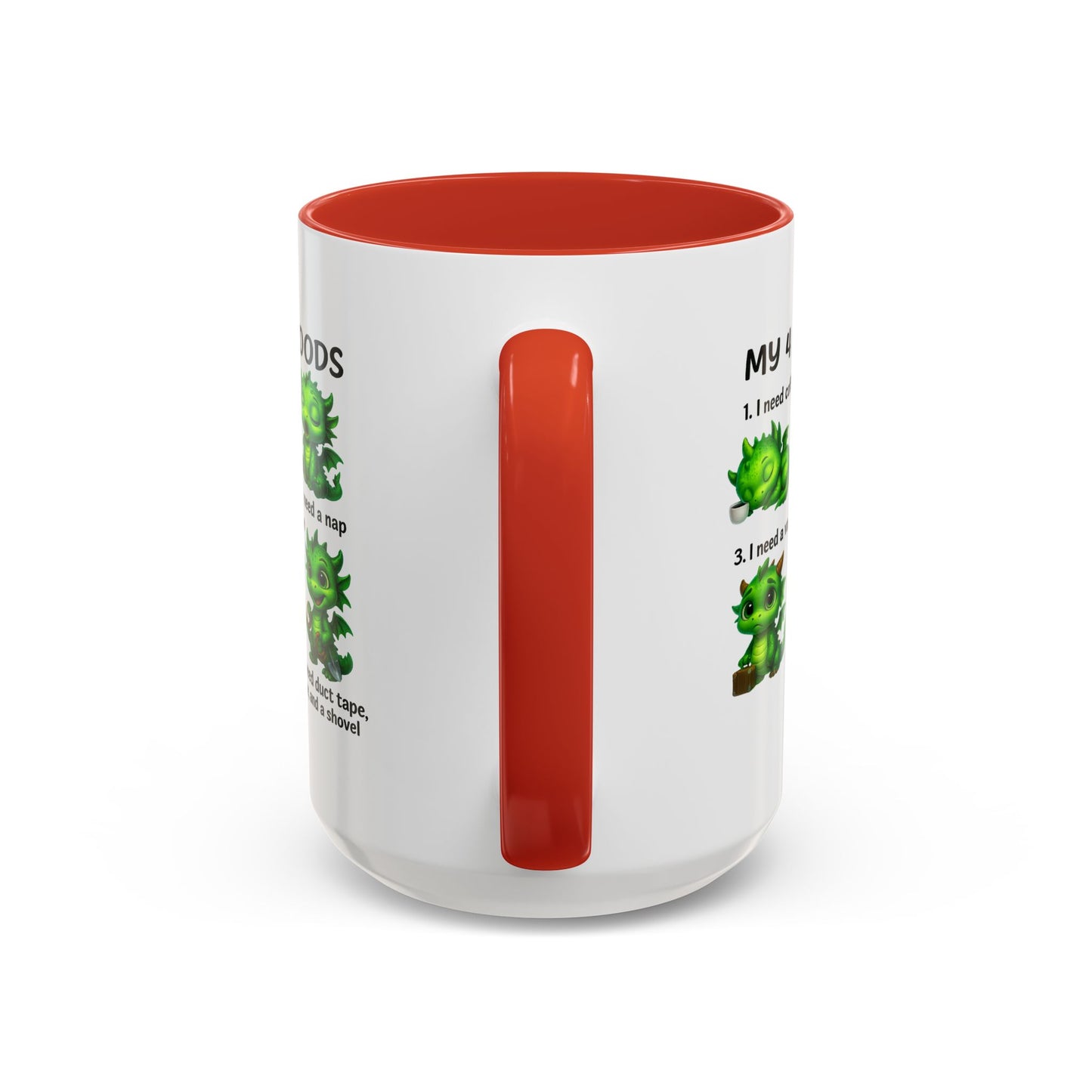 Humor Mug - My 4 Moods Dragon