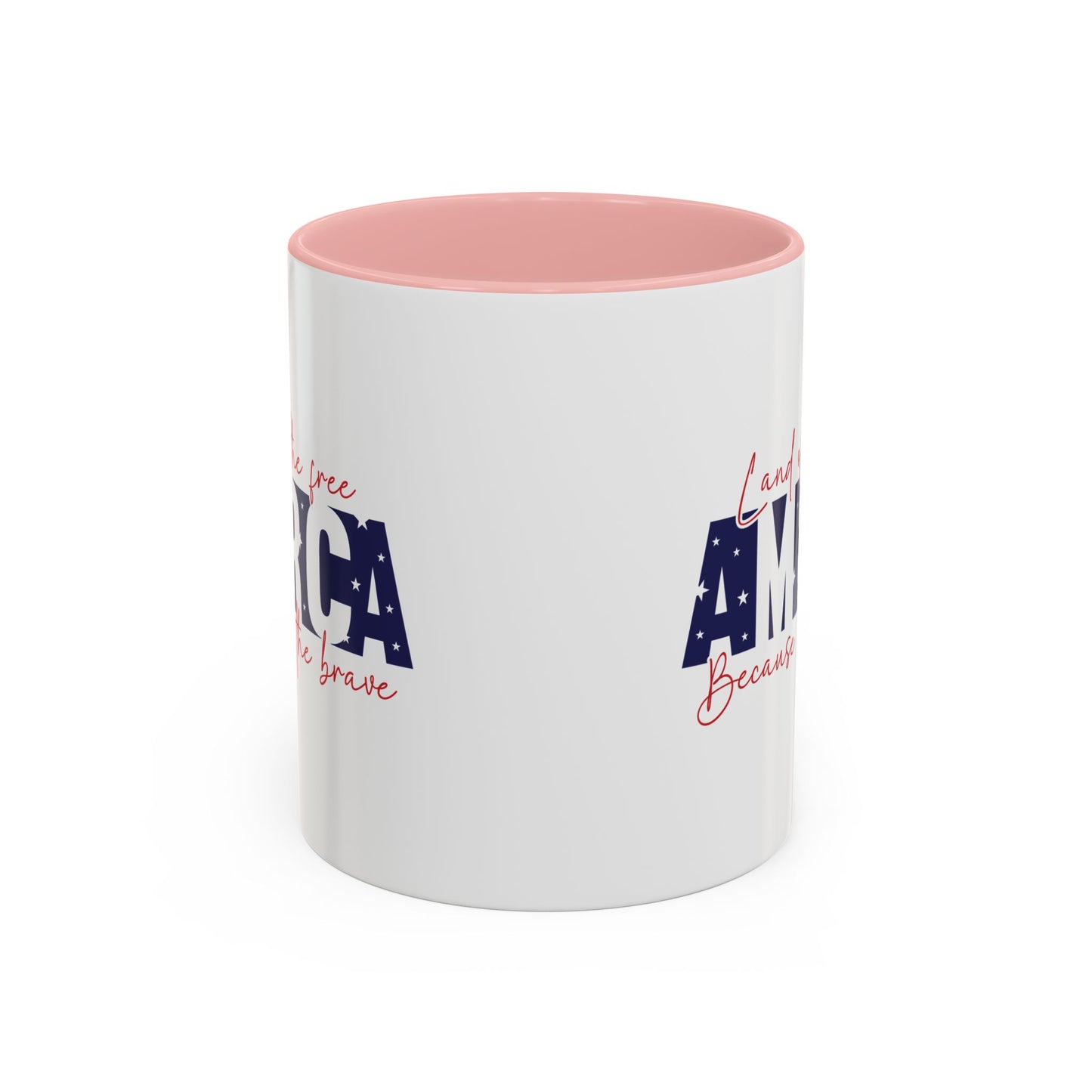 4th of July Mug - American Land of the Free Stars