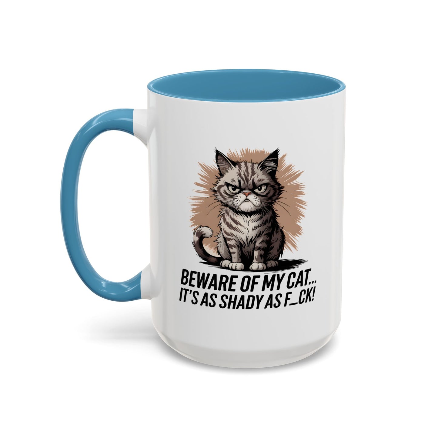 Humor Mug - Beware of My Cat