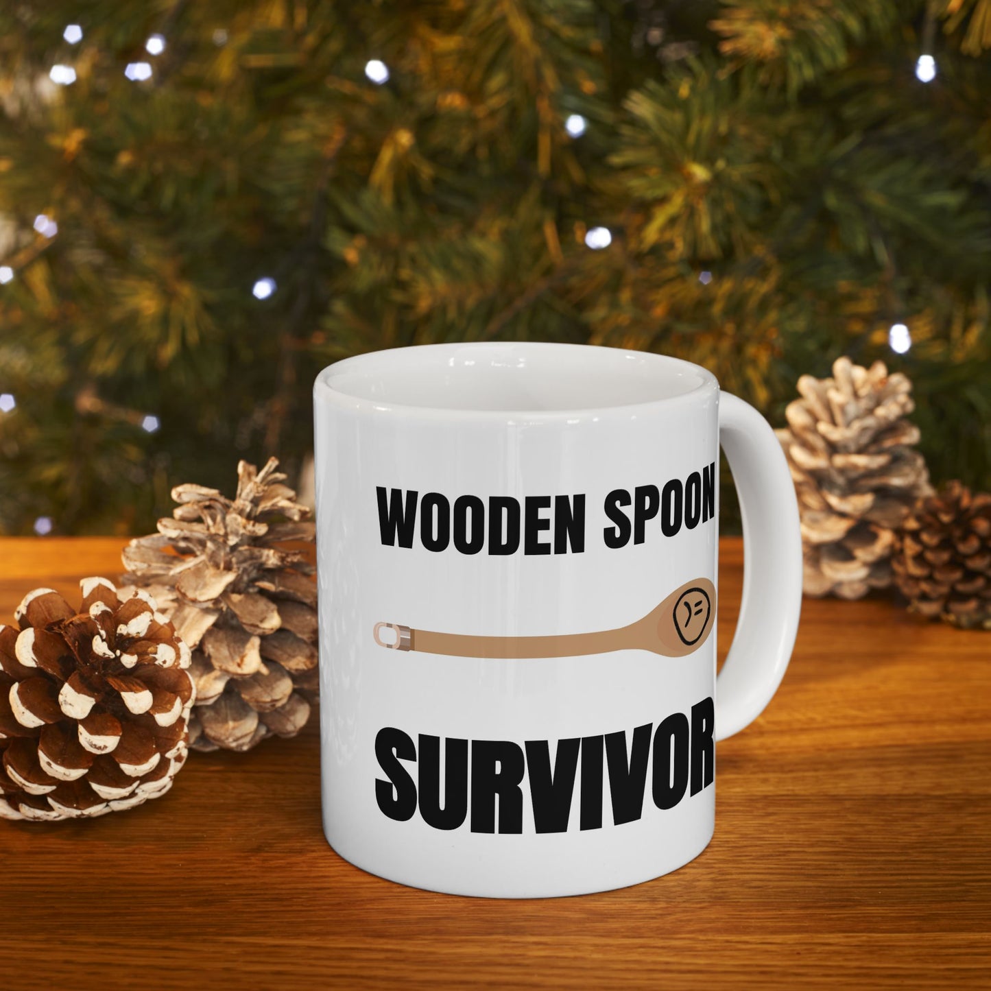 Humor Mug - Wooden Spoon Survivor