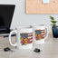 4th of July Mug - Floral AmericanFlag