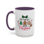 Christmas Mug - We Wish You a Merry Christmas Black & Red Text Cookies & Candy