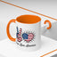4th of July Mug - Peace Love America