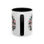 Christmas Mug - Merry Christmas White & Red Embossed Text