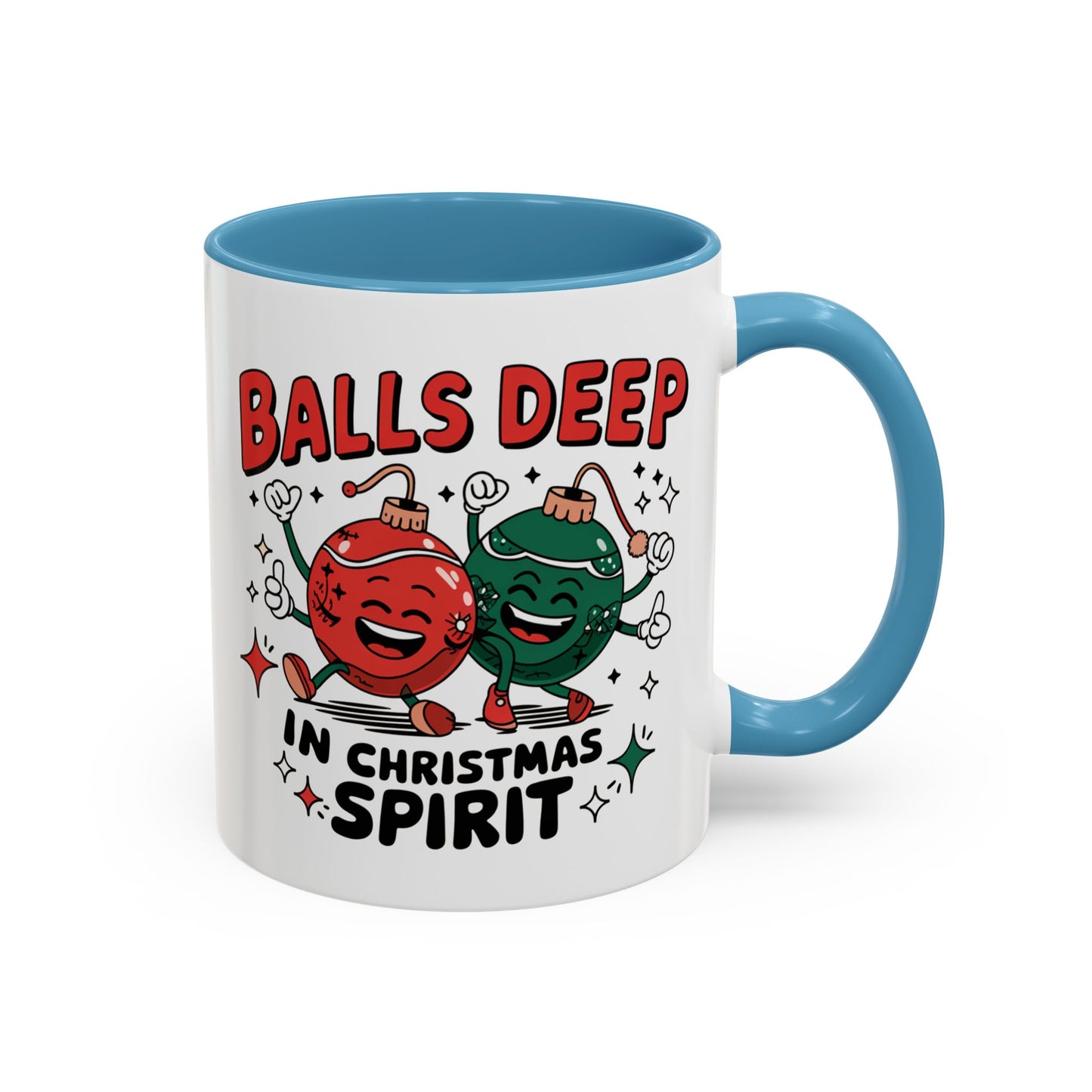 Adult Mug - Balls Deep in Christmas Spirit