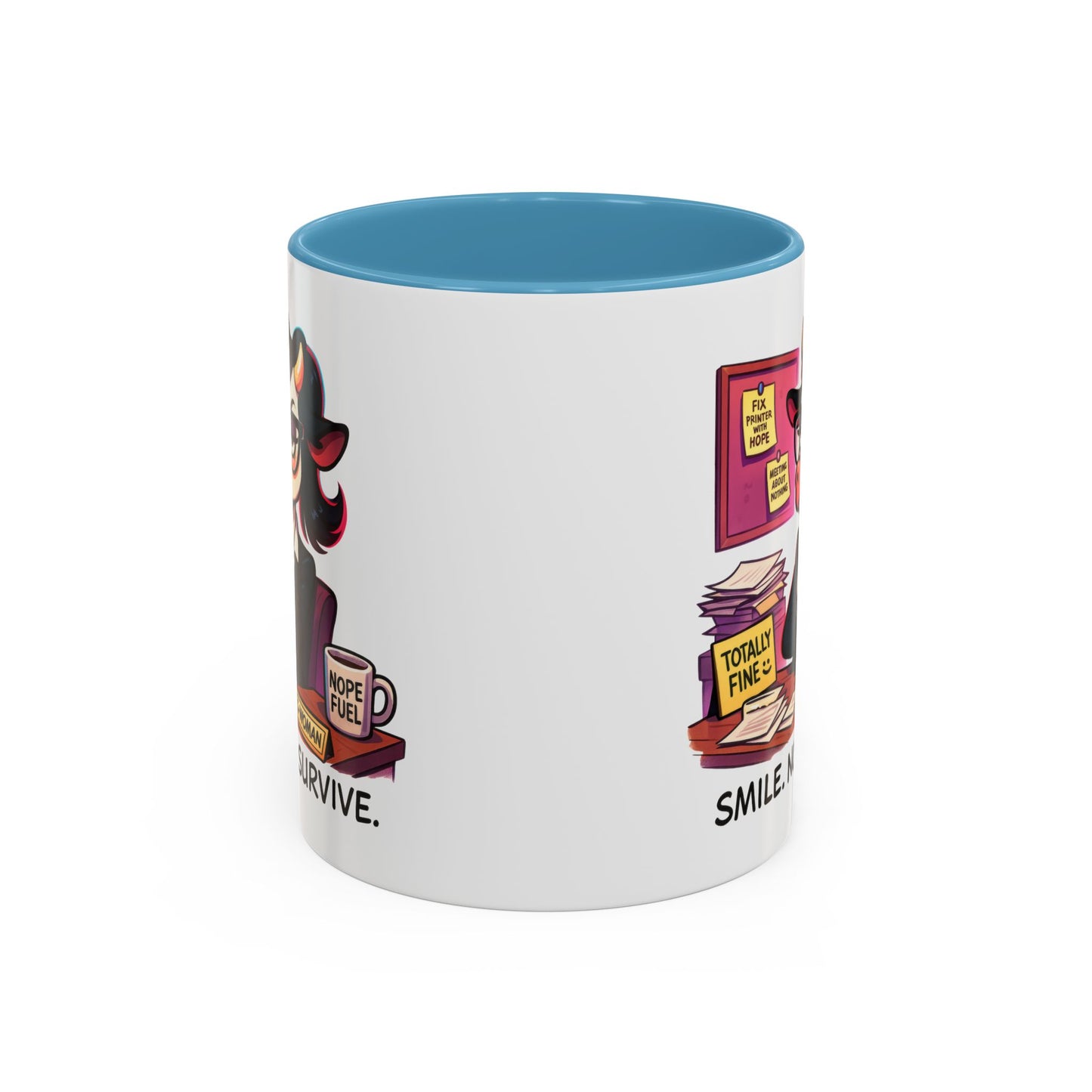 Office Mug - Smile Nod Survive