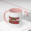 Christmas Mug - Merry Christmas Red & Green Text Hats Candy Canes