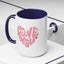 Valentine's Day Mug - Love You Heart Lettering