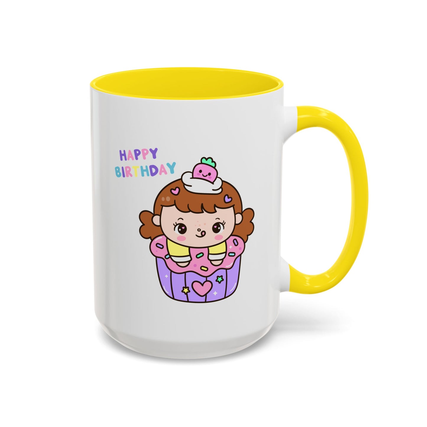 Birthday Mug - Cute Girl Cupcake