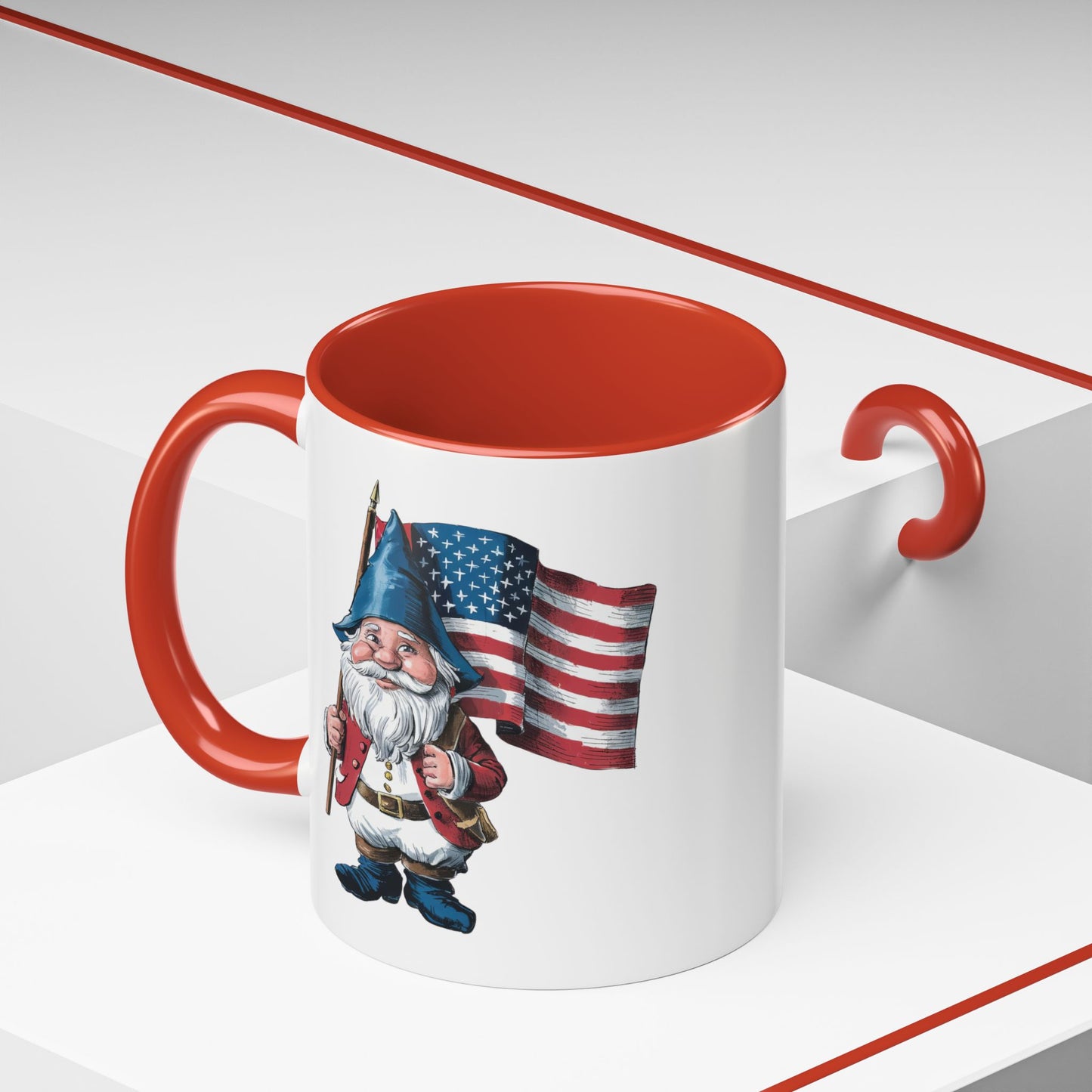 4th of July Mug - American Gnome 4
