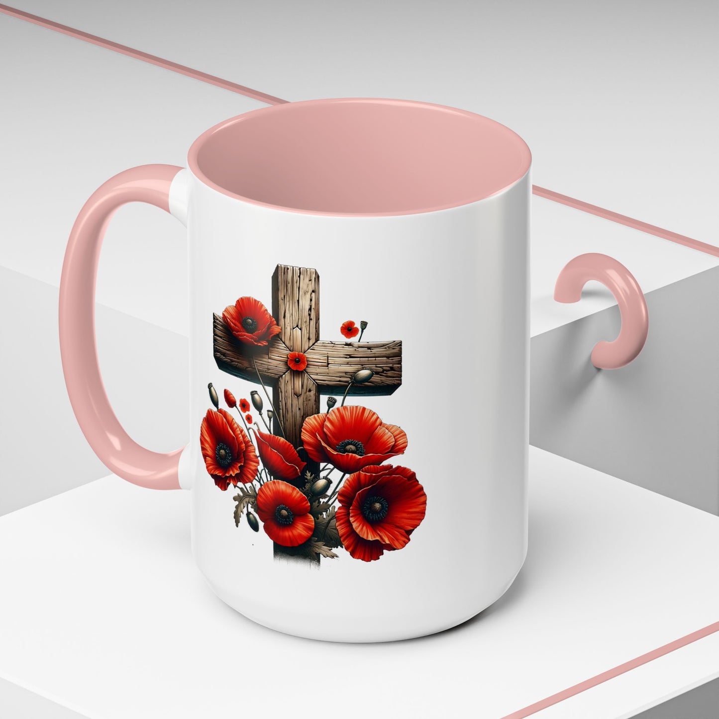4th of July Mug - Fallen Soldier Cross