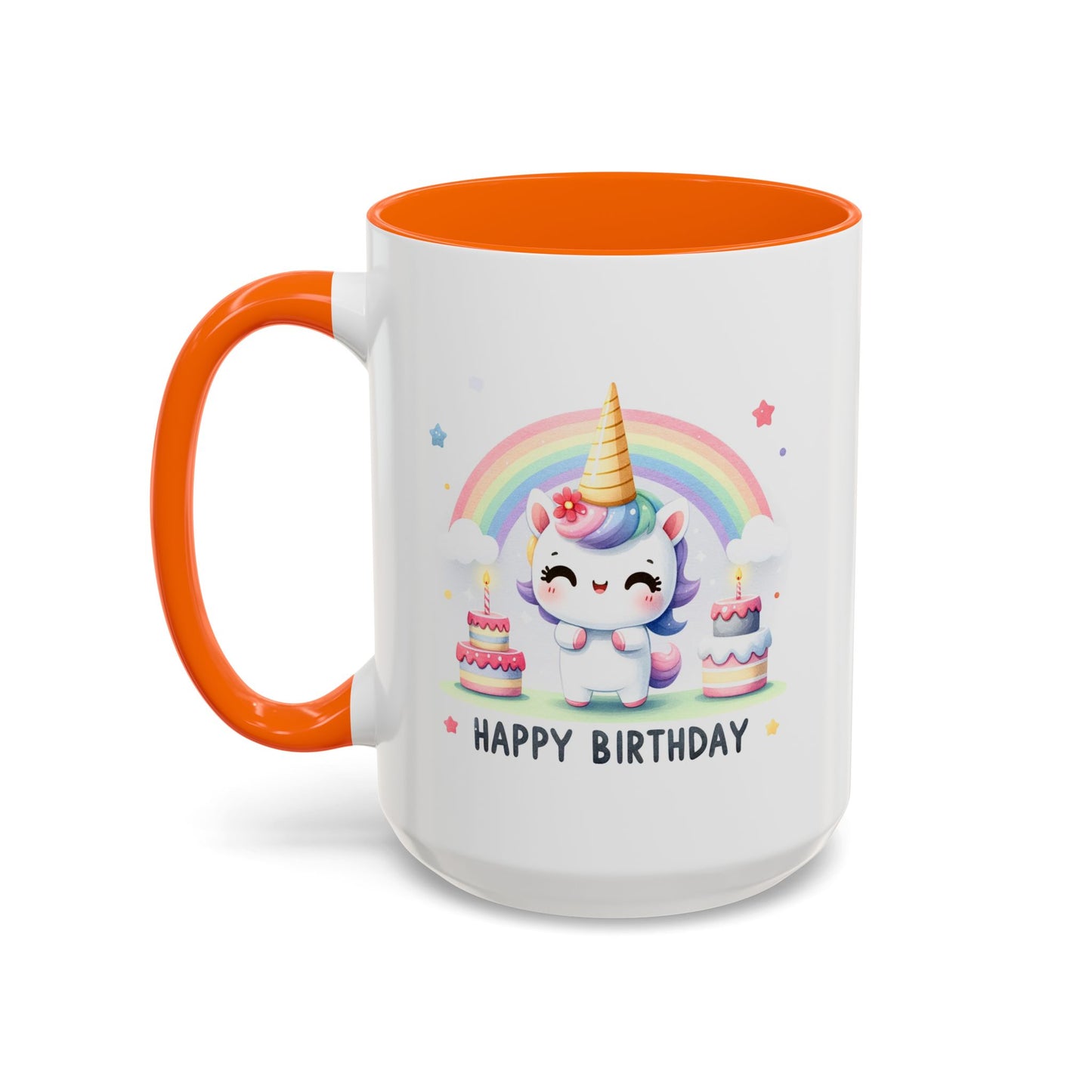 Birthday Mug -  Unicorn With Cakes