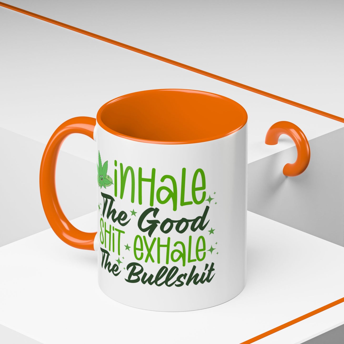 Humor Mug - Inhale the Good Shit Exhale the Bullshit