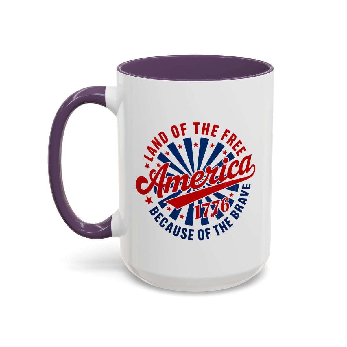 4th of July Mug - America 1776 Land of the Free
