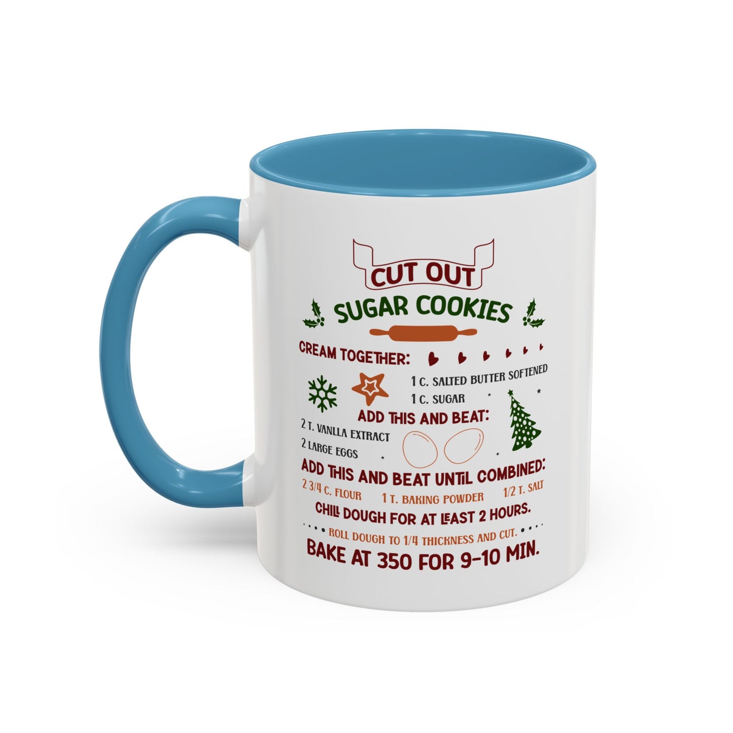 Christmas Mug - Cut Out Sugar Cookies Recipe