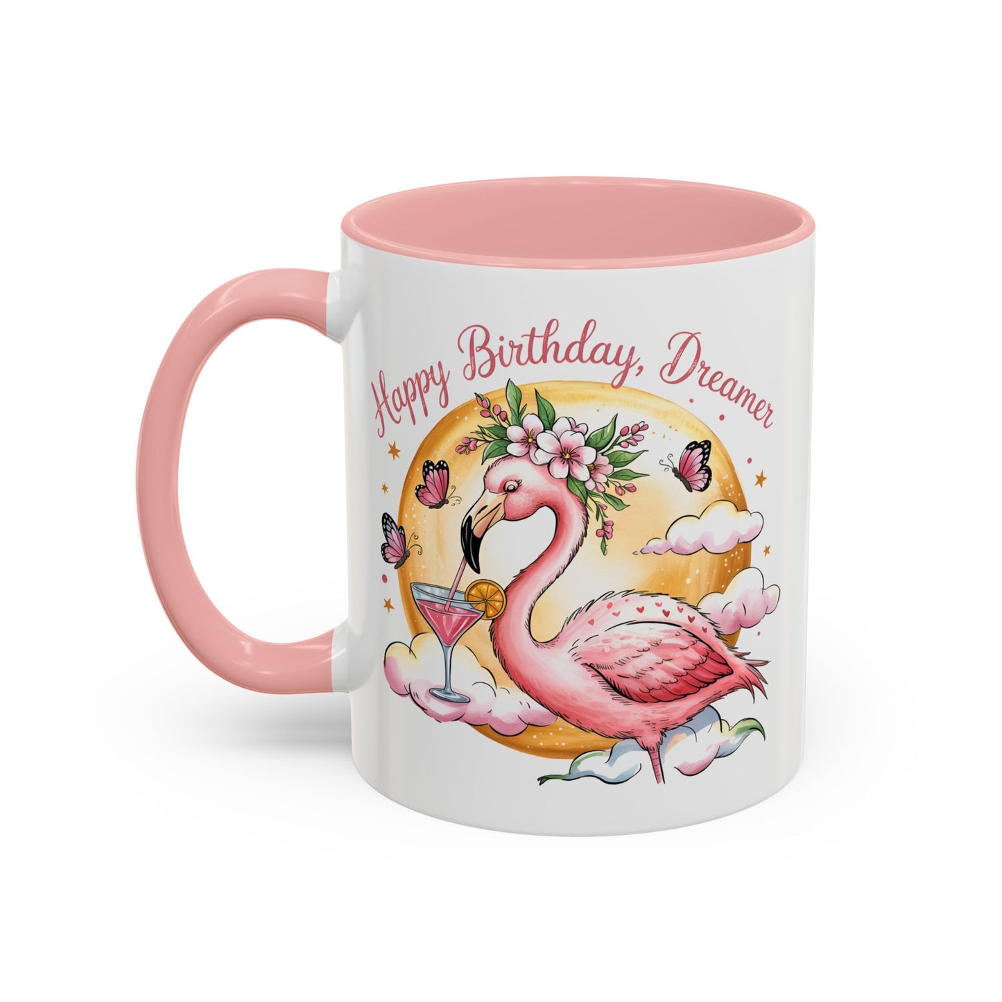 Birthday Mug - Pink Flamingo